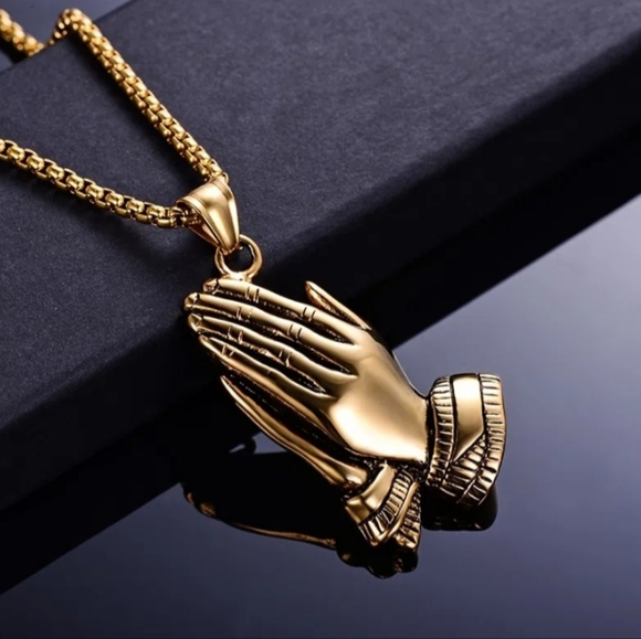 Other - Prayer Hands Necklace